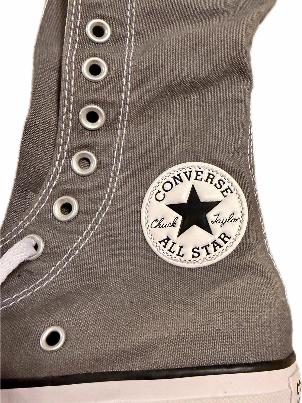 Converse High Top Canvas Sneaker - Gray